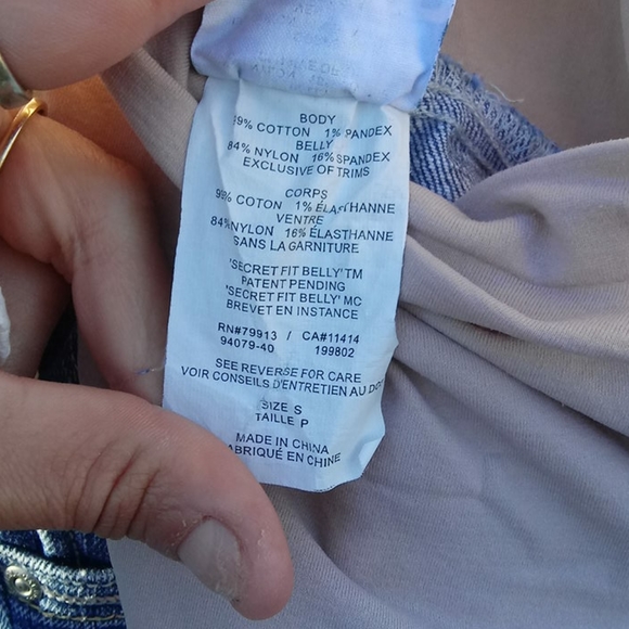 Get Used by Lexi Maternity Capri jean size Small - Picture 12 of 12